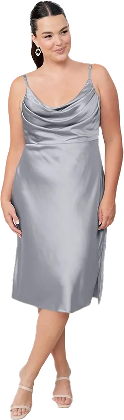 Skye Midi Satin Dress | Made To Order