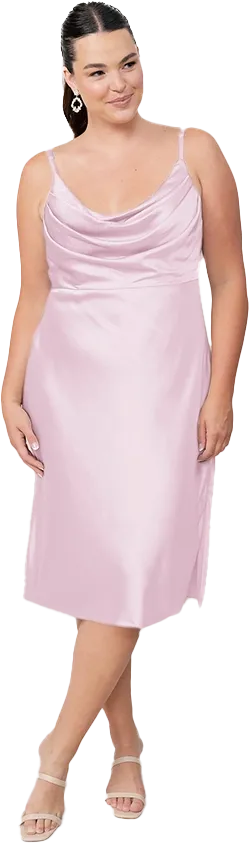 Skye Midi Satin Dress | Made To Order