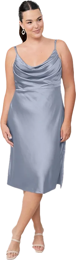 Skye Midi Satin Dress | Made To Order