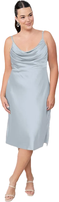 Skye Midi Satin Dress | Made To Order