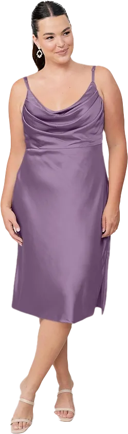 Skye Midi Satin Dress | Made To Order