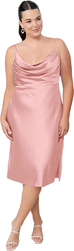Skye Midi Satin Dress | Made To Order