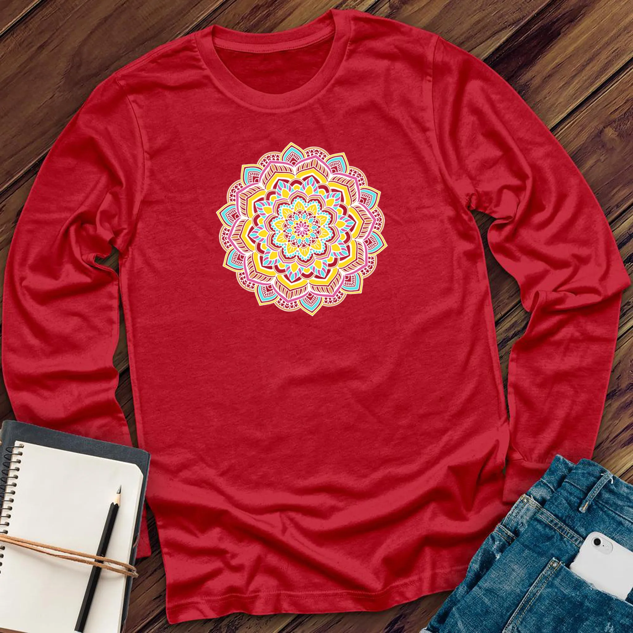 Spring Color Mandala Long Sleeve