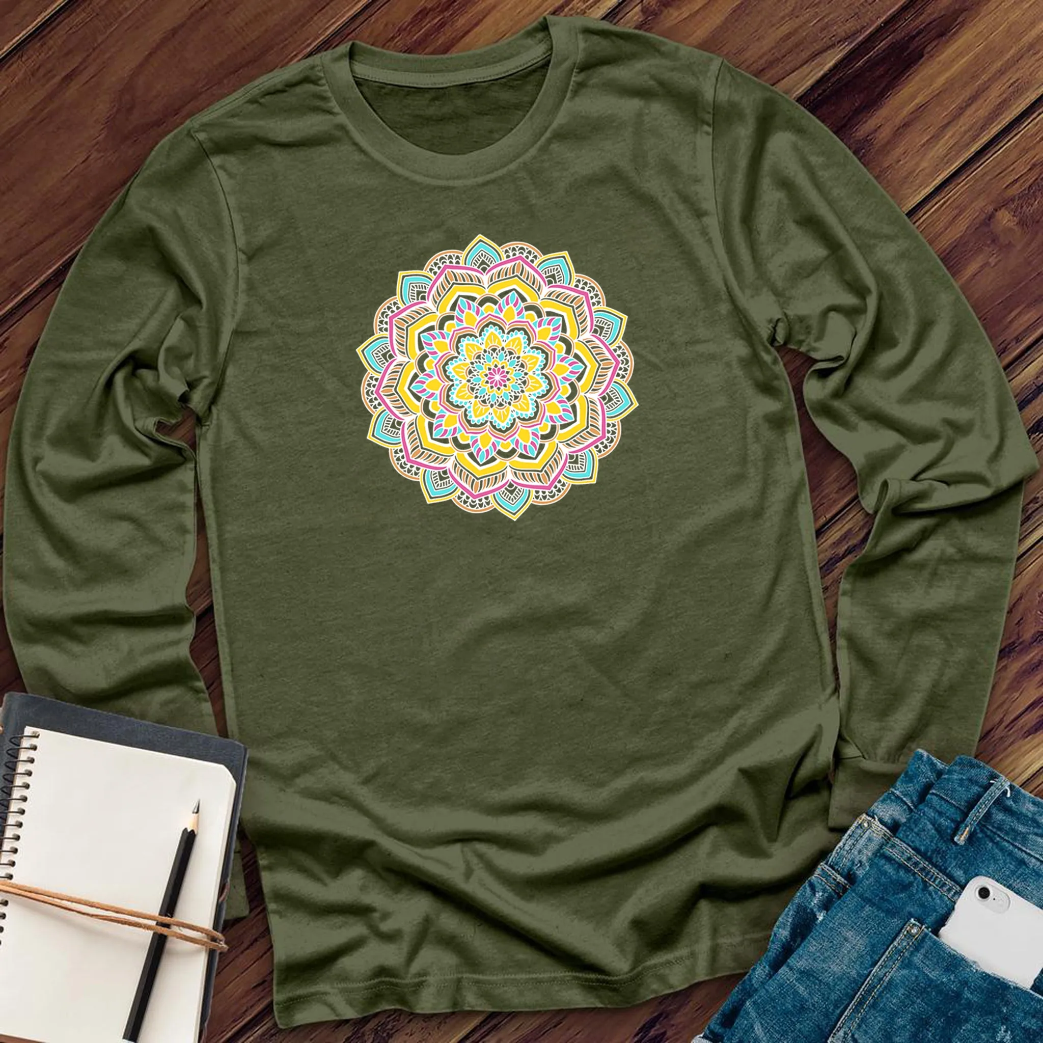 Spring Color Mandala Long Sleeve