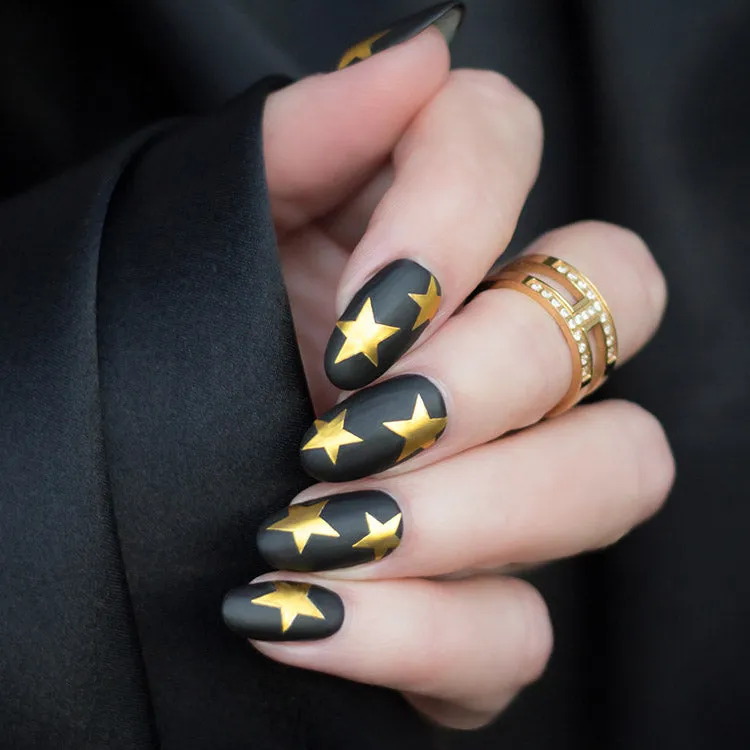 Stars & Hearts Nail Stickers - 005 XXL - 3 Colours