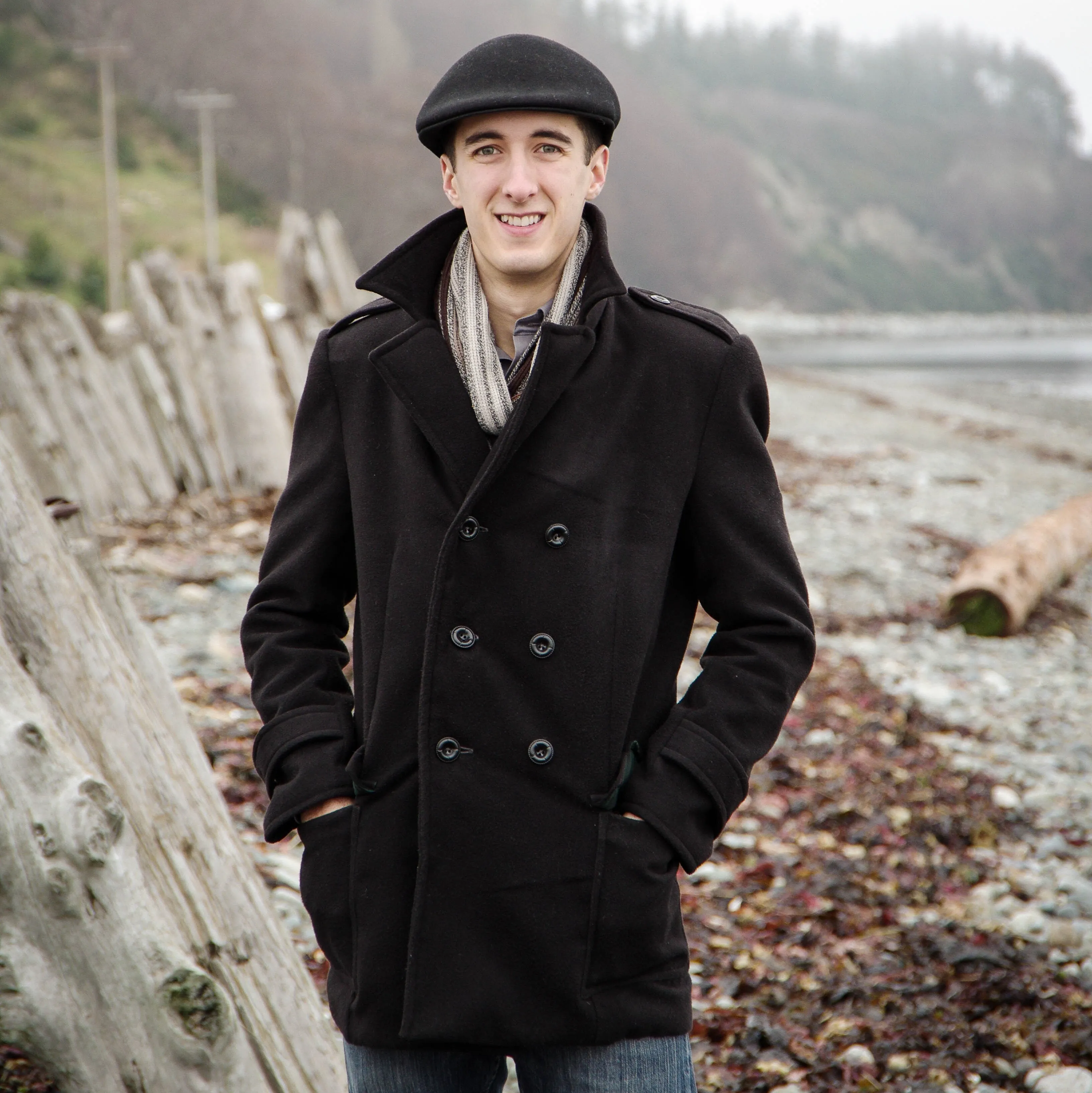 Thread Theory Men's Goldstream Peacoat PDF Pattern