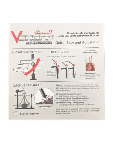 V-Sharp Classic II Knife Sharpener | Warthog Sharpeners