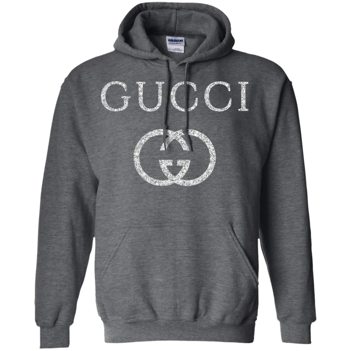 Vintage Gucci Logo Inspired Pullover Hoodie Sweatshirt