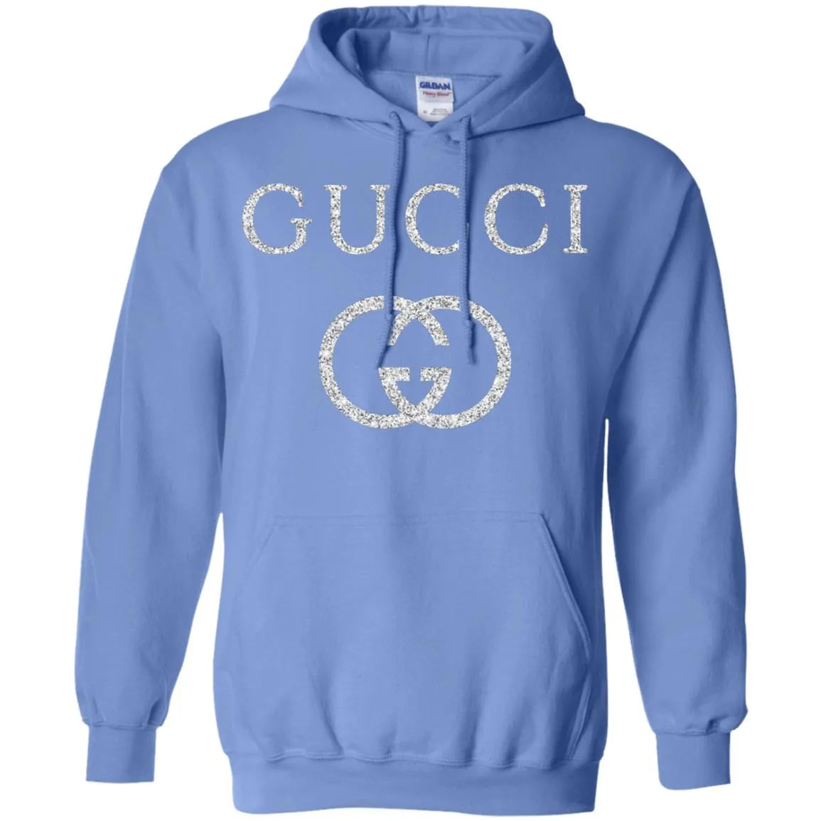 Vintage Gucci Logo Inspired Pullover Hoodie Sweatshirt