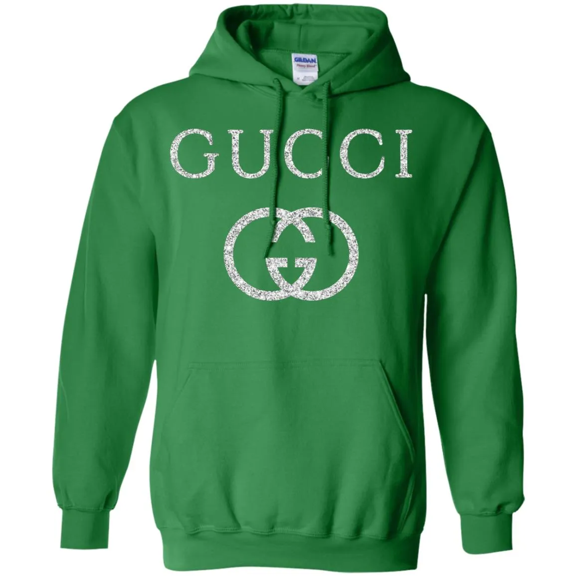Vintage Gucci Logo Inspired Pullover Hoodie Sweatshirt