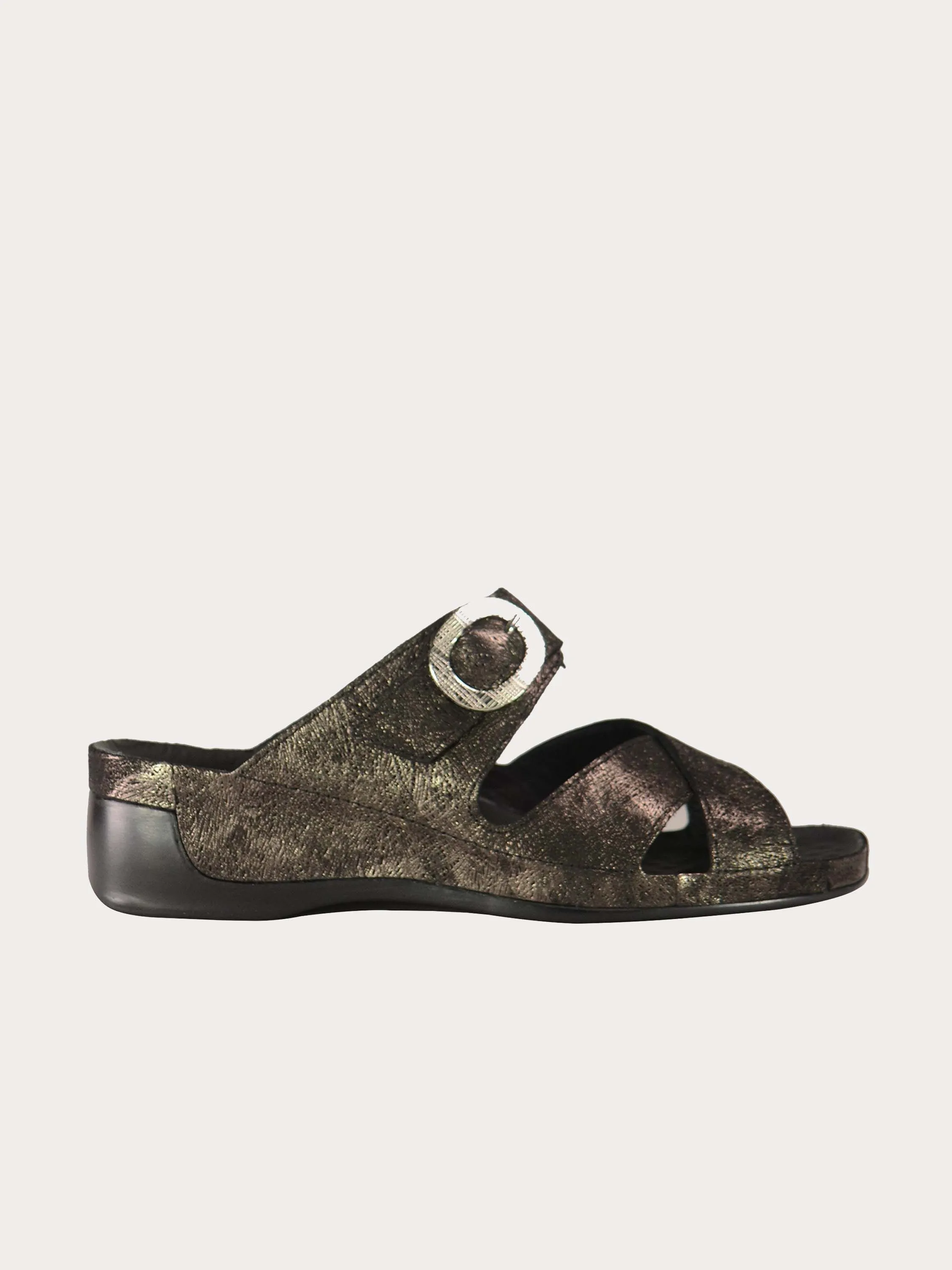 Vital Rustic Slider Leather Sandals
