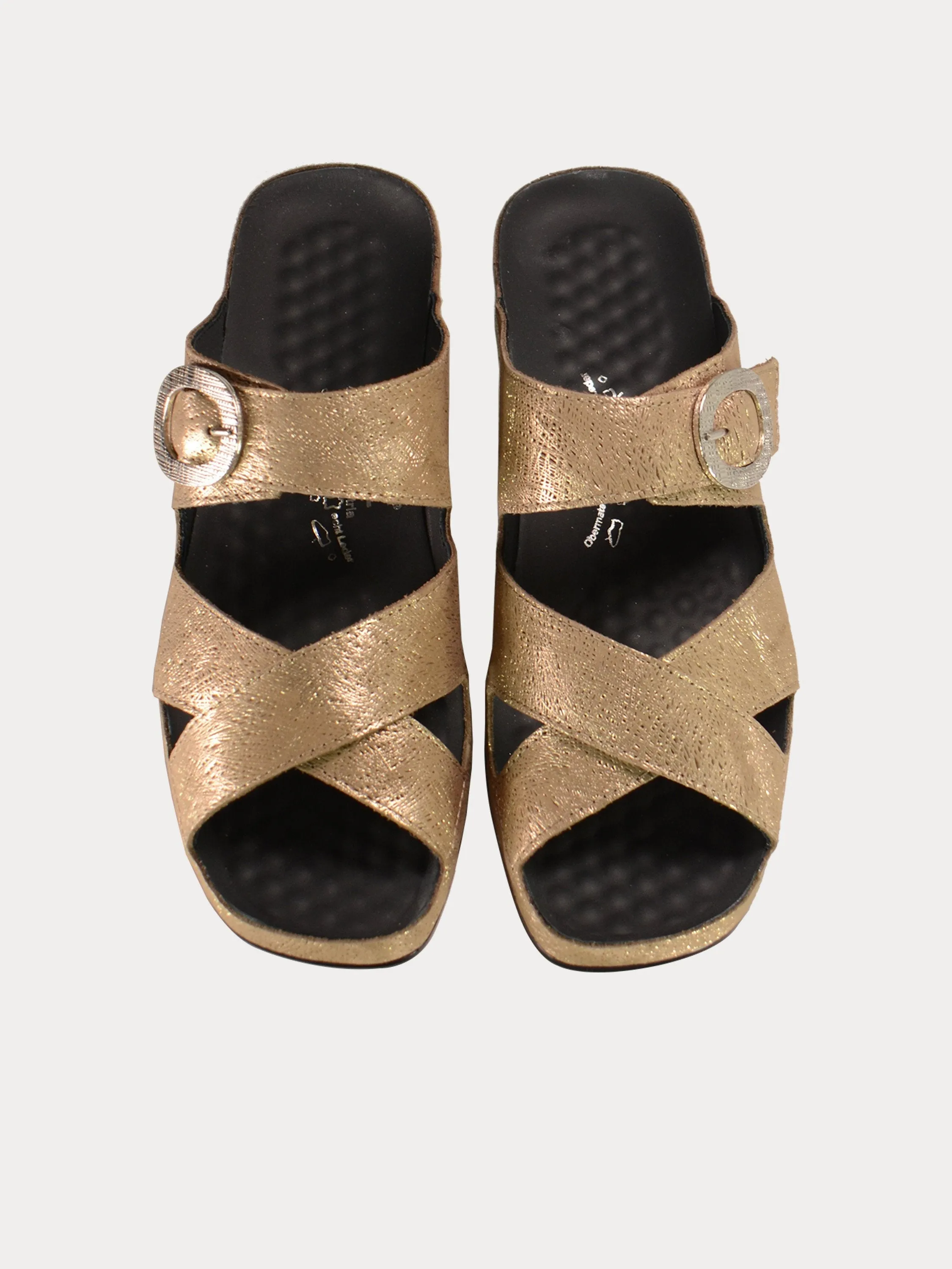 Vital Rustic Slider Leather Sandals