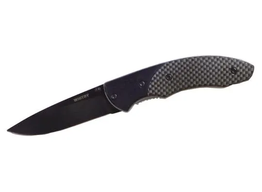 Whitby Lock Knife Carbon Fibre Pattern 2.75inch