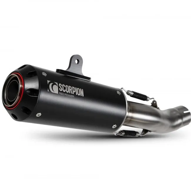 ZX6R 19 on Red Power Slip-on Black Ceramic (PKA129BCER)